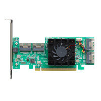 HighPoint SSD7580B PCIe 4.0x16 8x U.2P NVMe - Raid-Controller - NVMe
