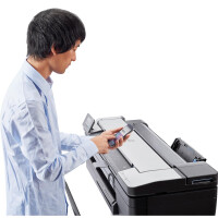 HP Designjet T830 24-Zoll-Multifunktionsdrucker - Tintenstrahl - 2400 x 1200 DPI - CALS G4 - HP-GL/2 - HP-RTL - TIFF - URF - Cyan - Magenta - Mattschwarz - Gelb - 2400 x 1200 DPI - Farbkopieren