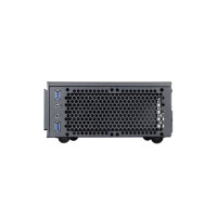 SilverStone SST-ML06B - PC - Schwarz - Mini-ITX - Aluminium - Stahl - 80 mm - 120 mm