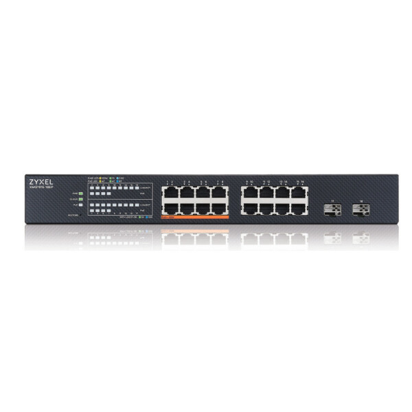 ZyXEL XMG1915-18EP 16-Port 2.5GbE 2 SFP+ 8 x PoE++ 802.3bt - 16-Port