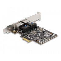 Delock 88615 - PCI Express - RJ-45 - Silber - PC - 1 St&uuml;ck(e) - Kabelgebunden