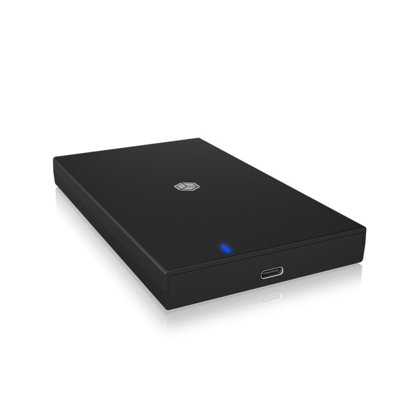 ICY BOX IB-200T-C3 - SSD-Gehäuse - 2.5 Zoll - SATA - Serial ATA II - Serial ATA III - 6 Gbit/s - USB Anschluss - Schwarz