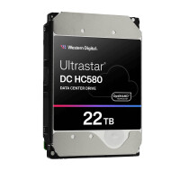 WD DC HC580 22TB 512MB SATA 512E SE NP3 - Festplatte - Serial ATA