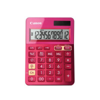 Canon LS-123k - Desktop - Einfacher Taschenrechner - 12 Ziffern - Display klappbar - Akku - Pink