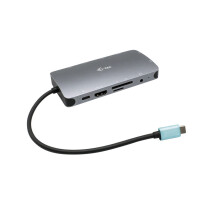i-tec Metal USB-C Nano Dock HDMI/VGA with LAN + Power...