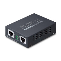 Planet 1-Port 10/100TX Ethernet over - Netzwerksender &amp; -empf&auml;nger - 1200 m - Schwarz - Metall - FCC Part 15 Class A - CE - 0 - 50 &deg;C