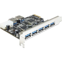 Delock 89355 - PCIe - USB 3.2 Gen 1 (3.1 Gen 1) - 5...