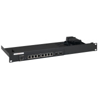 Rackmount.IT RM-SW-T8 - Montageset - Schwarz - 1U -...