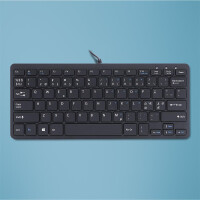 R-Go Compact R-Go Tastatur - QWERTY (Nordic) - schwarz -...