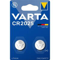 Varta 06025 - Einwegbatterie - CR2025 - Lithium - 3 V - 2 St&uuml;ck(e) - Metallisch