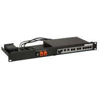 Rackmount.IT RM-VT-T1 - Montageschelle - Schwarz - 1U - 0,5 m - Vertiv Avocent ACS800 - 482 mm