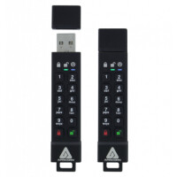 Apricorn 64GB Aegis Secure Key 3z - 64 GB - USB Typ-A - 3.2 Gen 1 (3.1 Gen 1) - 190 MB/s - Kappe - Schwarz