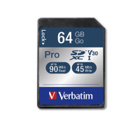 Verbatim PRO - Flash-Speicherkarte - 64 GB
