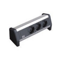 Bachmann DESK 1 - 3 AC-Ausgänge - Schwarz - Grau -...
