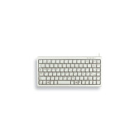 Cherry Slim Line Compact-Keyboard G84-4100 - Tastatur - Laser - 86 Tasten QWERTY - Grau