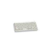 Cherry Slim Line Compact-Keyboard G84-4100 - Tastatur - Laser - 86 Tasten QWERTY - Grau