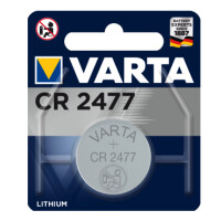 Varta Batterie Lithium Knopfzelle CR2477 3V - Batterie -...