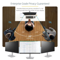 StarTech.com PRIVSCNMON34W - 86,4 cm (34 Zoll) - 21:9 - Monitor - Rahmenloser Blickschutzfilter - Glänzend/Matt - Anti-Glanz - Privatsphäre