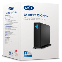 LaCie d2 Professional - 20000 GB - 3.2 Gen 1 (3.1 Gen 1) - 7200 RPM - Schwarz