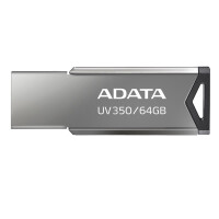 ADATA UV350 - 64 GB - USB Typ-A - Ohne Deckel - 5,9 g - Grau