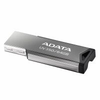 ADATA UV350 - 64 GB - USB Typ-A - Ohne Deckel - 5,9 g - Grau