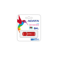 ADATA 64GB DashDrive UV150 - 64 GB - USB Typ-A - 3.2 Gen 1 (3.1 Gen 1) - Kappe - 9 g - Rot