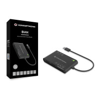 Conceptronic BIAN All-in-One Smart-ID Kartenleser - USB...