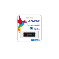 ADATA 64GB DashDrive UV150 - 64 GB - USB Typ-A - 3.2 Gen 1 (3.1 Gen 1) - Kappe - 9 g - Schwarz
