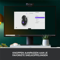 Logitech Signature M650 for Business - rechts - Optisch - RF Wireless + Bluetooth - 4000 DPI - Graphit