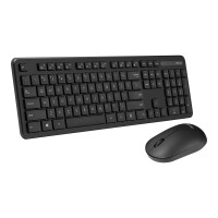 ASUS CW100 wireless Keyboard+Mouse dt. Layout black - Tastatur - QWERTZ