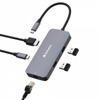 Verbatim USB-C Pro Multiport Hub 5 Port CMH-05 32150 - Hub - 5-Port