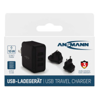 Ansmann TC315 - Indoor - AC - 5 V - 3 A - Schwarz
