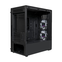 Cooler Master TD300 - Mini Tower - PC - Schwarz - micro ATX - Mini-ITX - Netz - Kunststoff - Stahl - Multi