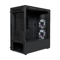 Cooler Master TD300 - Mini Tower - PC - Schwarz - micro ATX - Mini-ITX - Netz - Kunststoff - Stahl - Multi