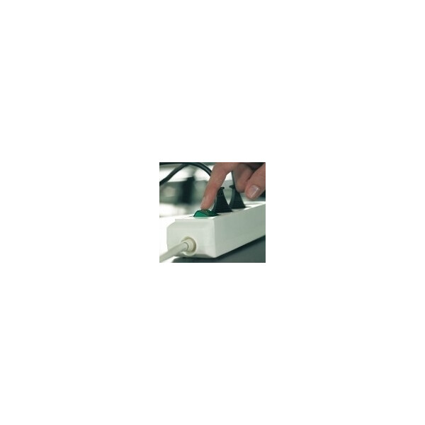 Brennenstuhl Eco-Line + Switch & 1,5 mm² Ø Cable - 3 AC-Ausgänge - Grau - 1,5 m
