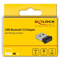 Delock 61014 - Kabellos - USB - Bluetooth - 3 Mbit/s - Schwarz - Silber