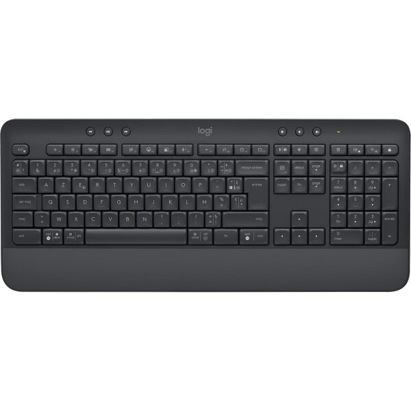 Logitech Signature K650 - Volle Größe (100%) - Bluetooth - Membran Key Switch - AZERTY - Graphit