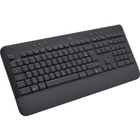Logitech Signature K650 - Volle Größe (100%) - Bluetooth - Membran Key Switch - AZERTY - Graphit