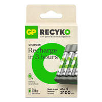 GP Battery B441 Rundzellen-Ladegerät NiMH Micro AAA...