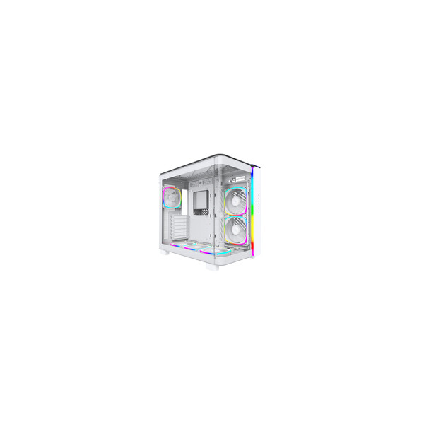 MONTECH King 95 Pro Midi-Tower Tempered Glass ARGB - weiß - Midi/Minitower - ATX