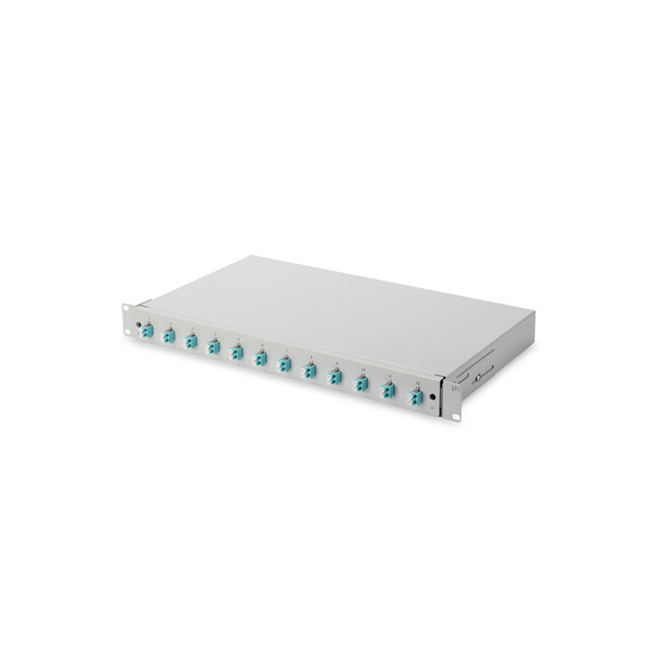 DIGITUS LWL Spleißbox, bestückt, LC, OM3