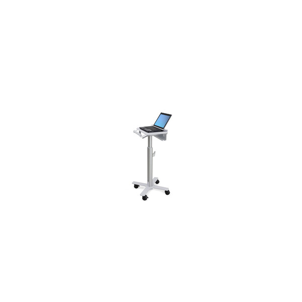 Ergotron StyleView Laptop Cart, SV10, Multimedia-Wagen, Aluminium, Weiß, Laptop, 4,5 kg, 43,2 cm (17"), 4 Rad/Räder
