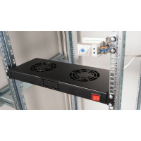 Equip Lüftermodul 19" für Serverschränke 4xLüfter RAL9005