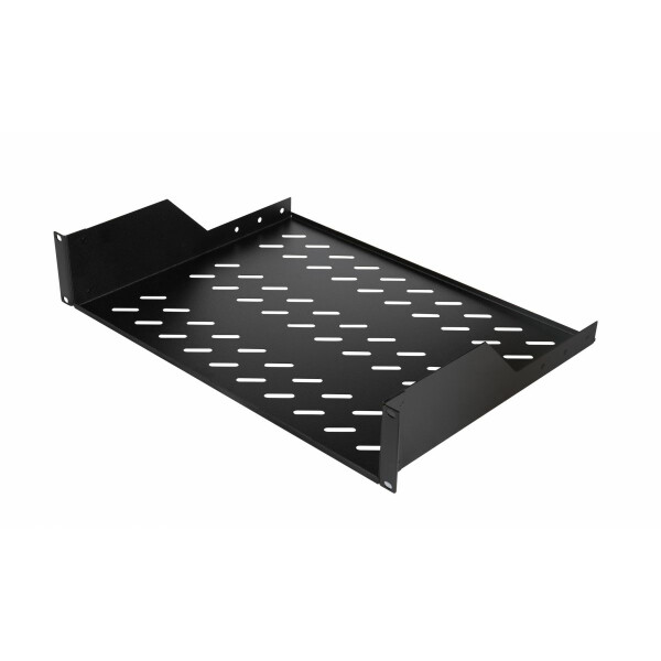 Equip Fachboden fest 19" für Serverschränke 2U 80cm sw - 0,8 m