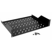 Equip Fachboden fest 19" für Serverschränke 2U 80cm sw - 0,8 m