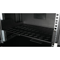 Equip Fachboden fest 19" für Serverschränke 2U 80cm sw - 0,8 m