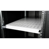 Equip Fachboden variabel 19" für Serverschränke 1U 100cm gr - 1 m