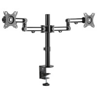StarTech.com Doppel Monitorarm zur Tischmontage - Schreibtischklemme - VESA-kompatible Mon