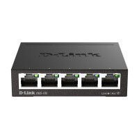 D-Link DGS-105, Unmanaged, L2, Gigabit Ethernet...