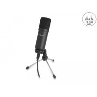 Delock USB Kondensator Mikrofon mit Ständer 24 Bit...